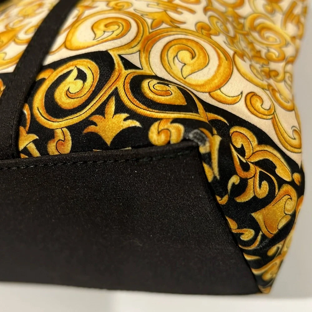 Versace Baroque Fabric Tote Bag EUC - Picture 14 of 15